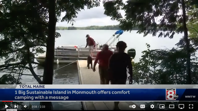 Find 'comfort camping' on a Maine island in Monmouth