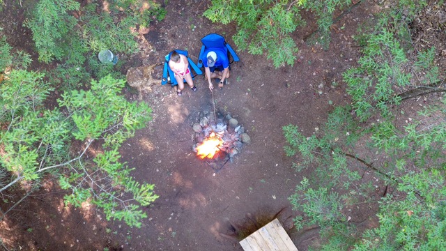 Evening light over the lake